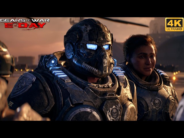 Zee's Real Identity Revealed - Gears of War E-Day (4K 60FPS)