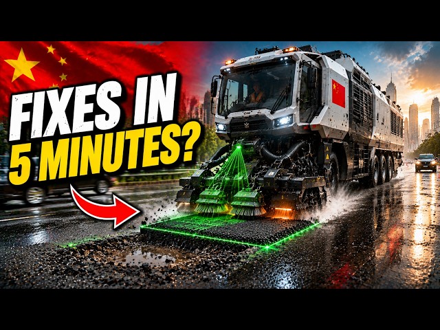 How Did China Build a Pothole Repair Machine — So Insane Even America Can't Believe It