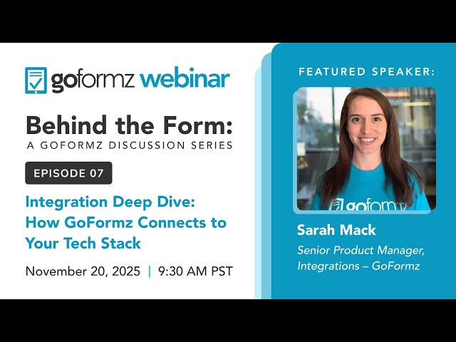 Ep 7: Integrations Deep Dive: How GoFormz Connects to Your Tech Stack