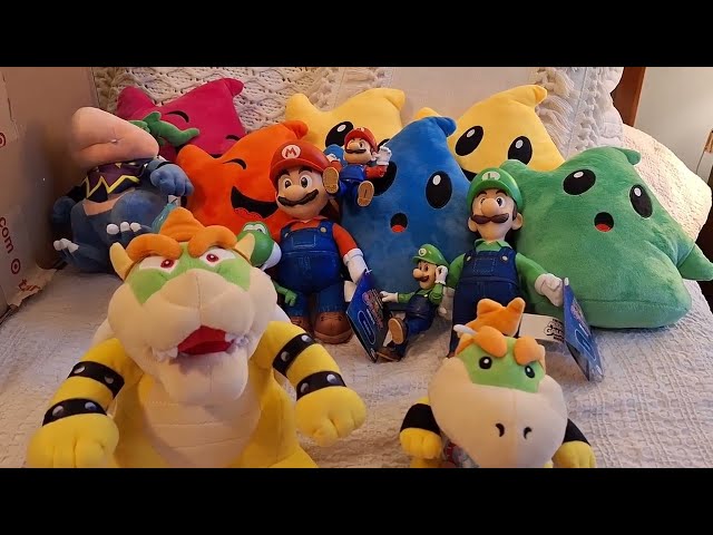 Bowser Jr. Opens... Mario Galaxy plush lot
