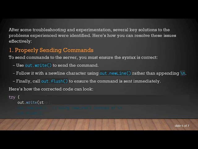 Mastering Java Input/Output Manipulation for Minecraft Server Commands