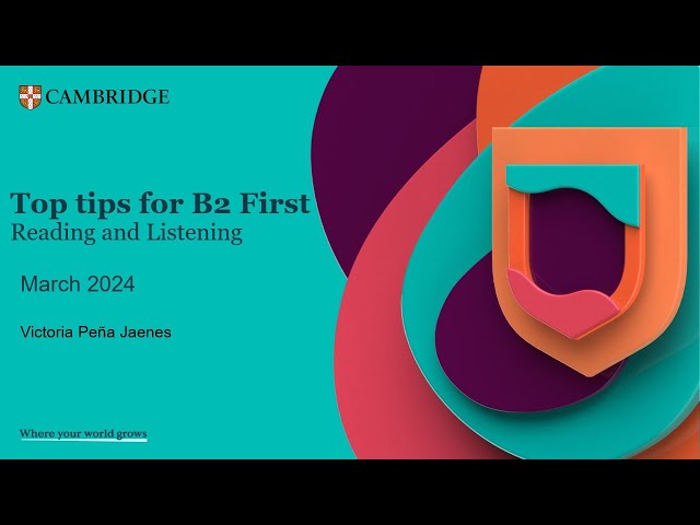 🎥 B2 First Top tips for Listening 🎧