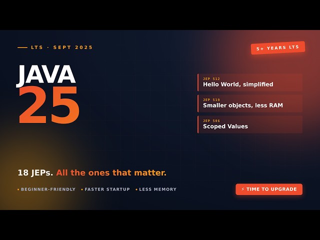 5 Years of Support + These Features? Java 25 is Unmissable