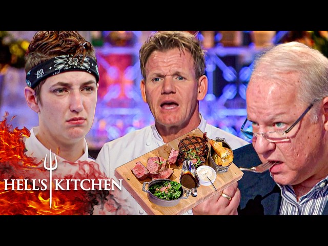 Chef Ramsay & Guest Judges Rate Three Eye Catching Steak Dishes | Hell's Kitchen