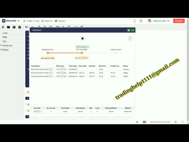Deriv bot | Binary bot trading 💹 No loss