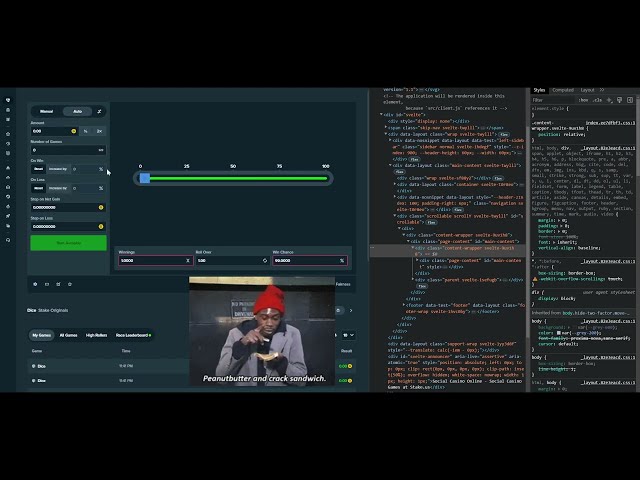 Crackhead teaches you how to dice on stake above 98% (99.99% win rate)