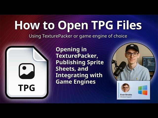 How to Open TPG Files (TexturePacker Sprite Sheet)