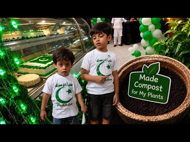 14 AUG SHORT 🇵🇰|My Birthday|Mujtaba lTurnedtheBakeryIntoaRunningGround | Made Compost for My Plants 