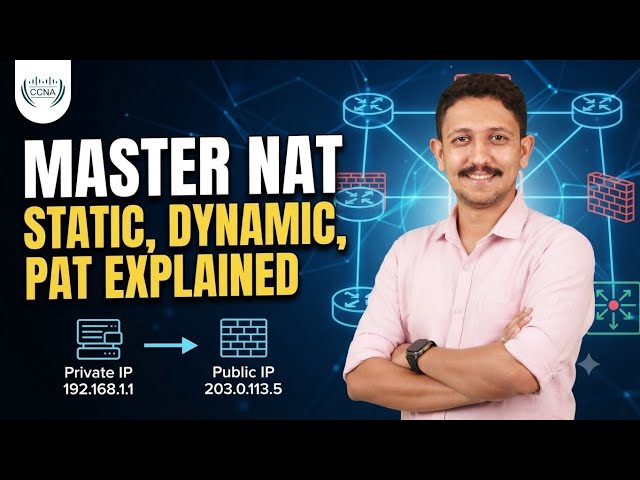 What is NAT? Static, Dynamic, and PAT Explained for CCNA