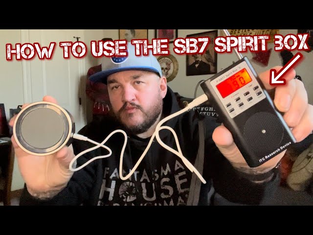 P-SB7 SPIRIT BOX | HOW TO USE TUTORIAL #ghosthunting