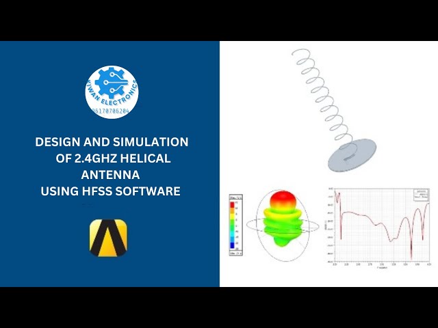 HFSS Tutorial - 2.4GHz Helix antenna design using Ansys HFSS #antenna #wireless