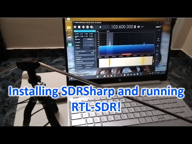 Installing SDRSharp and running RTL-SDR!