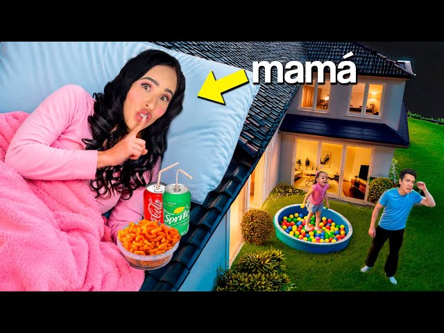I HID IN SECRET IN OUR HOUSE FOR 24 HOURS!