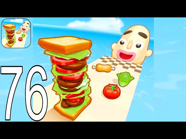 Sandwich Runner - Gameplay Walkthrough Part 76 Tutorial NEW Mobile Game (Android,ios)