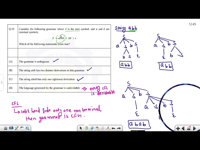 Compiler Design | GATE 2026 Set - 1 | GATE CS & IT | GATE PYQ Solution | GATE Exam 