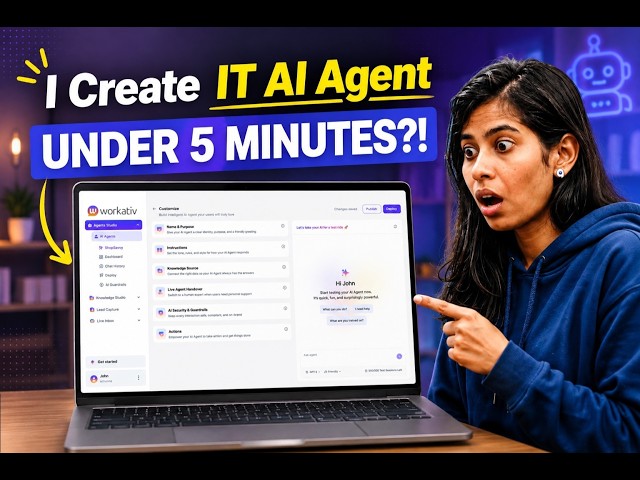 How to Build a No-Code AI Agent for IT Teams in 5 Minutes (No Coding Required)