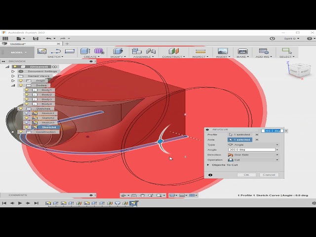 Hard surface  part1 - Fusion 360