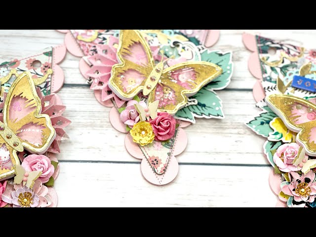 Craft with me: Layered Maggie Holmes Pennant Banners