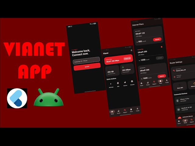Flutter App for ISP's Biggest Headache