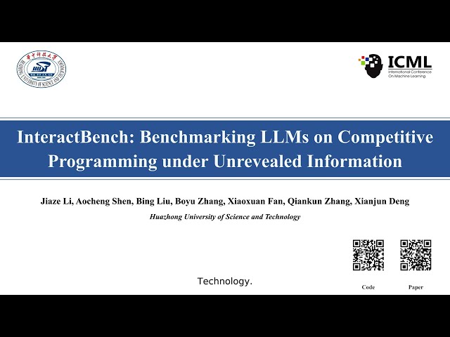 InteractBench: Benchmarking LLMs on Competitive Programming | ICML 2026
