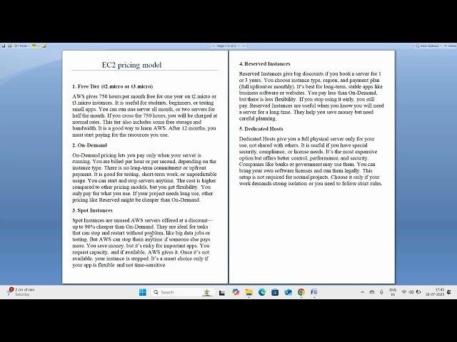 EC2 Pricing model  by Govindraj #Studentmade | Ekascloud