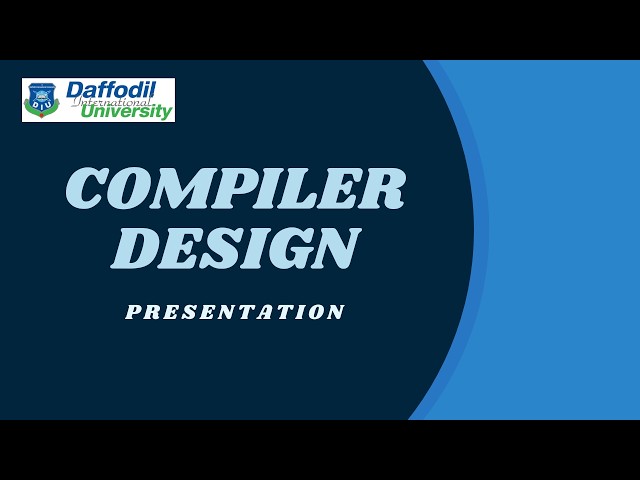 Compiler Presentation