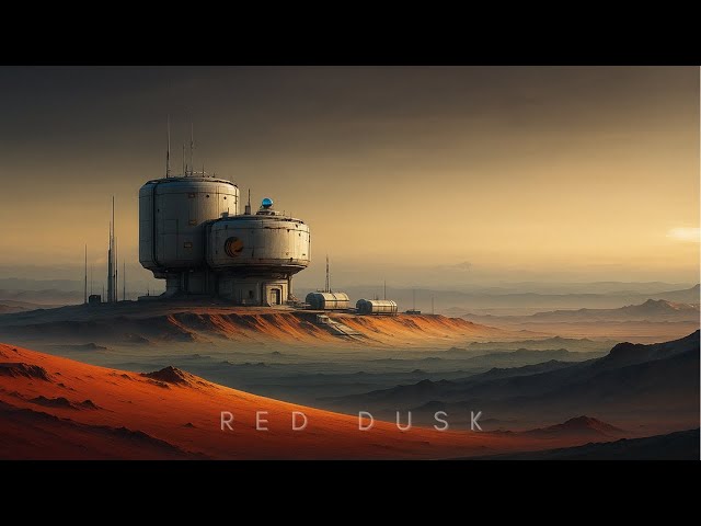 Echoes of the Red Dusk | 2-Hour Sci‑Fi Ambient Music for Deep Focus & Space Dreams