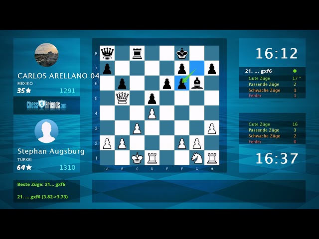 Chess Game Analysis: Stephan Augsburg - CARLOS ARELLANO 04 : 1-0 (By ChessFriends.com)