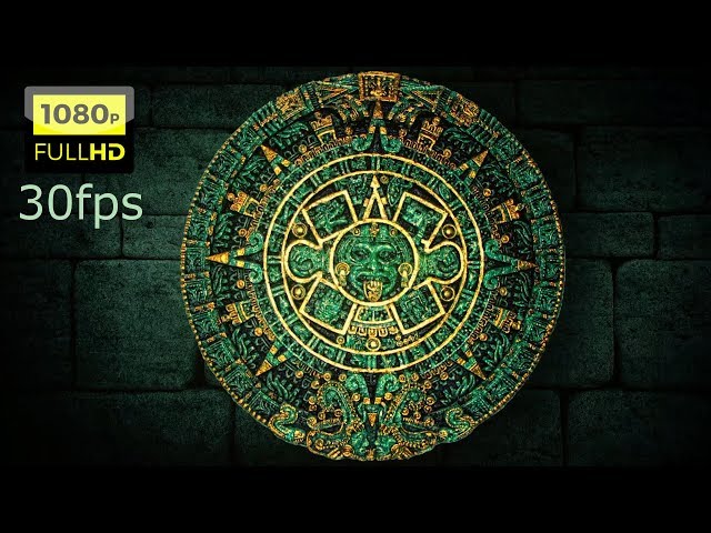 Aztec Calendar Animation Full HD 30fps