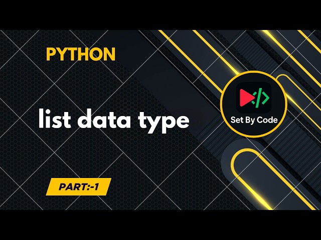 Python | List Datatype | Basic Code | 2026