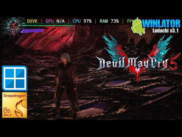 Devil May Cry 5 on Android | Winlator Ludashi v3.1 | Tested on SD 8s Gen 3 + settings