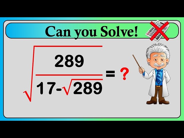 The German Math Olympiad Problem That 99% of Students Get Wrong!