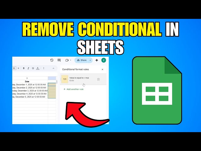 How To Remove Conditional Formatting In Google Sheets (Step By Step Guide)