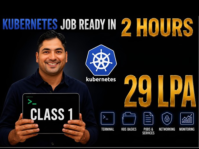 Kubernetes Complete Course 2026 | Master Kubernetes Like a Pro | 29+ LPA Roadmap