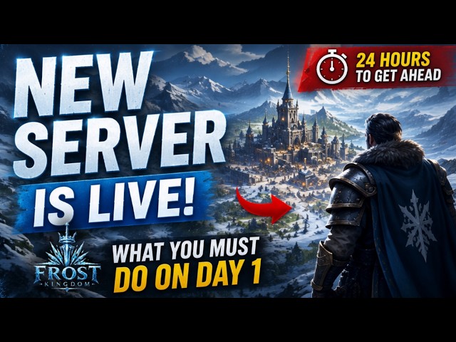 Frost Kingdom New Server Guide: 3 Things You MUST Do on Day 1