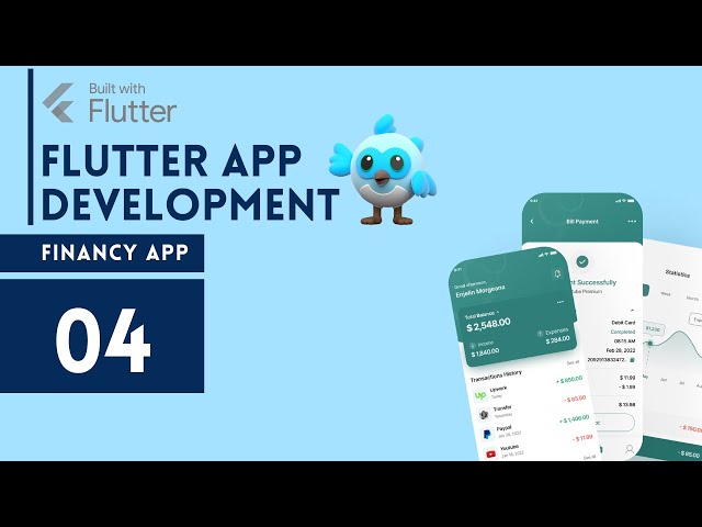 Financial App with Flutter: Splash Page, Colors, and Text Styles (EP04)