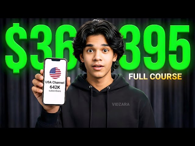 Start a USA Faceless YouTube Automation Channel in 2026 (Full Course)