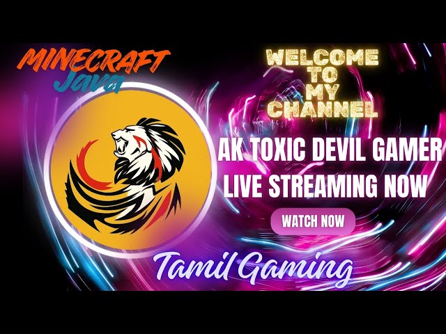 🔴 LIVE NOW 🔴 Minecraft Java Tamil Live Gameplay