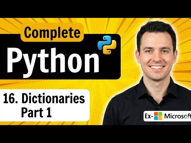 Python Dictionaries Explained: Key-Value Pairs & Basic Operations | Python Tutorial #16
