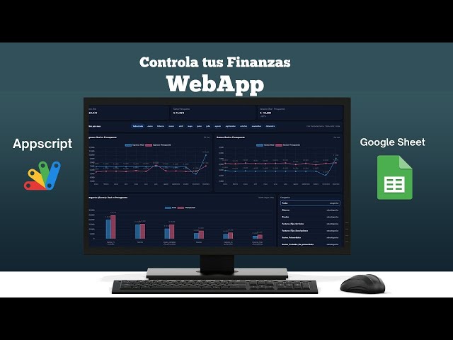 Web App Template in Google Sheets for Personal Finance - Actual vs Budget