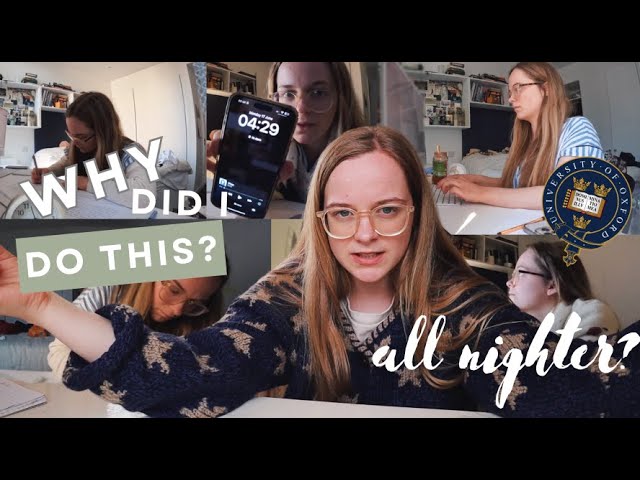 I did an all-nighter before my dissertation + opening results