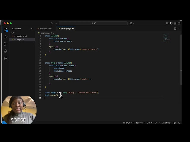 Week 5- Lesson 1: JavaScript Object Oriented Programming