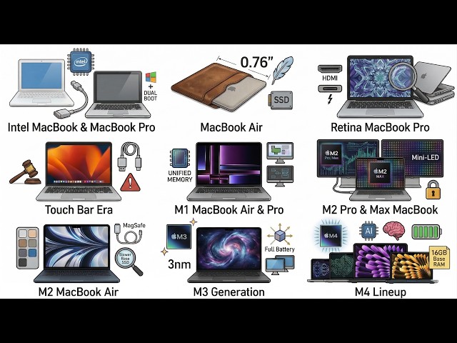 Every MacBook You Should Know Explained