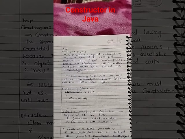 Constructor in Java | Interview question#java #constructor