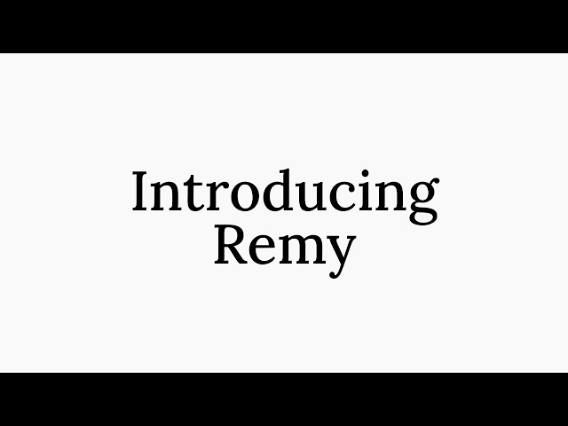 Meet Remy (Alpha): A New Way to Build Full-Stack Apps From Specs