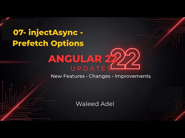 07 - injectAsync - Prefetch Options