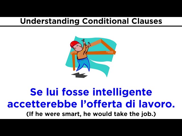 Conditional Clauses in Italian