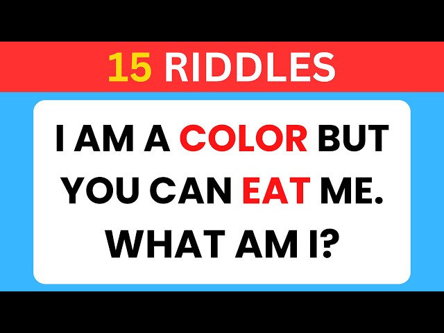 Only 1% Can Solve All 15! 🧠 | Extremely Hard Riddles Challenge