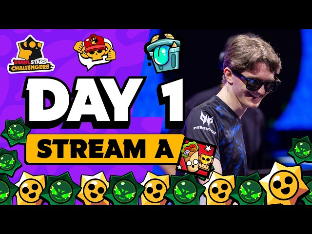 Brawl Stars Challengers Finals | Day 1 | Stream A