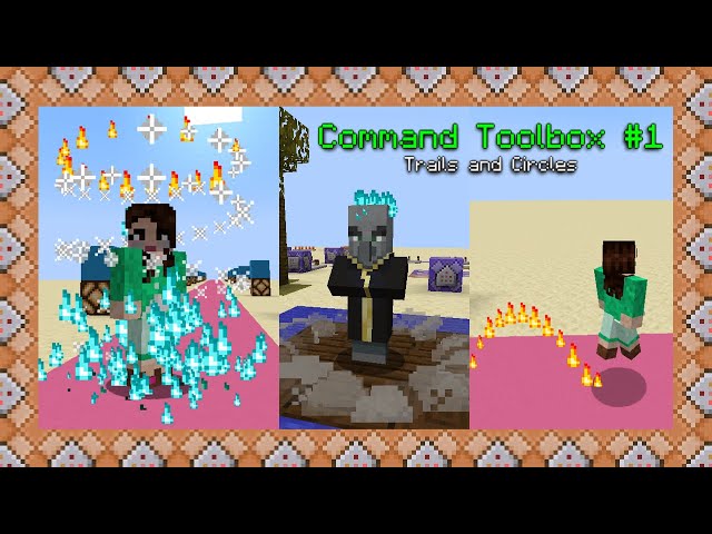 How to Make Trails and Circles with Particles | Minecraft Java 1.17+ | Command Toolbox #1